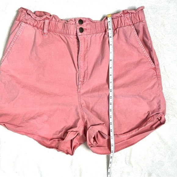 Universal Thread Target Pink High Waisted Paper Bag Baggy Shorts Size XL - Picture 9 of 15